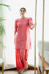 Urge - Winter 2PC Dhanak Embroidered Suit - SU0134